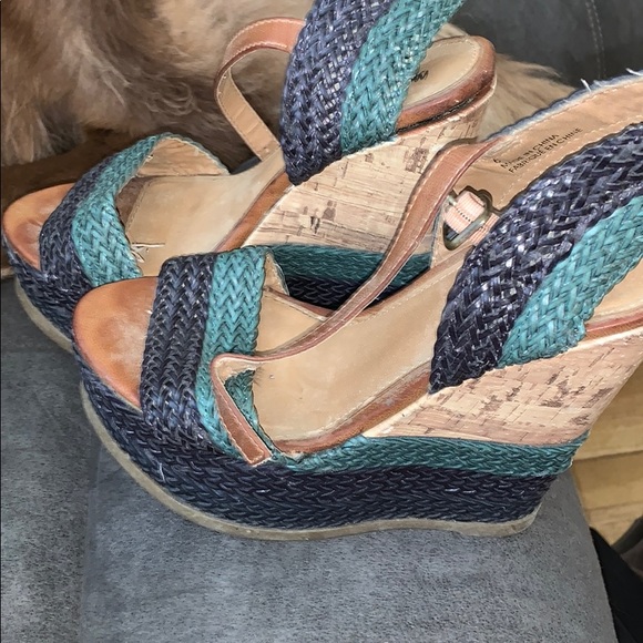 Mossimo Supply Co. Shoes - 🍭Blue Wedges🍭 Mossimo Supply Co. Shoes - 🍭Blue Wedges🍭
